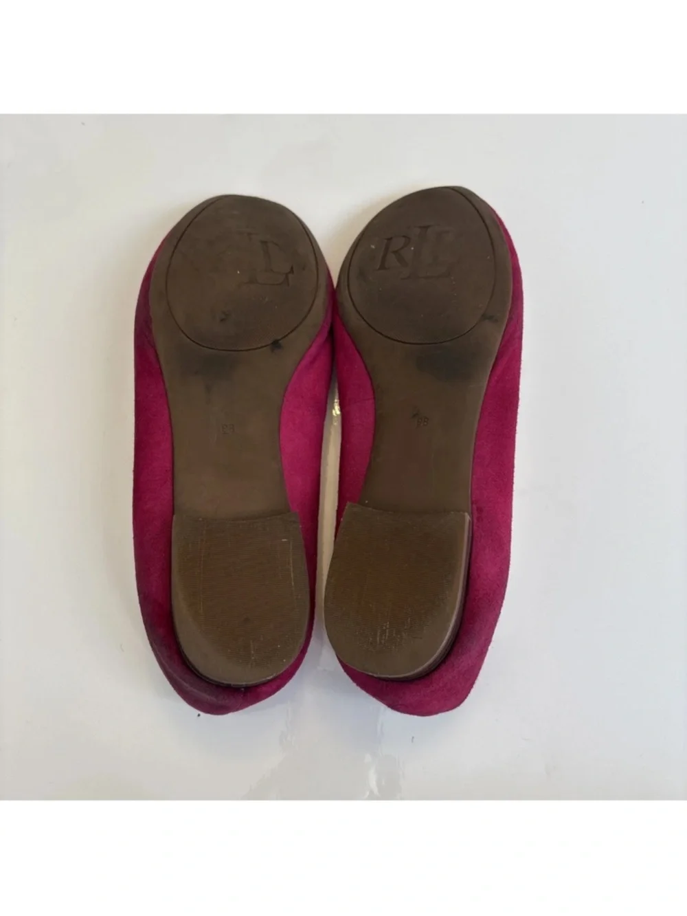 Lauren Ralph Lauren Women’s Camern Slip-On Ballet Flats In Geranium No Box Sz 9 - Picture 16 of 16